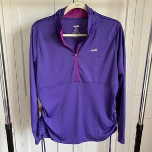 Avia Purple Quarter-Zip Hoodie